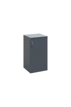 N 2 - 4D kancelářská skříň, 1-dveřová, pravá, 750x400x400, antracit